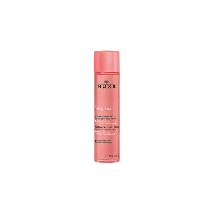 Lotion Peeling Éclat Nuit Very Rose Nuxe