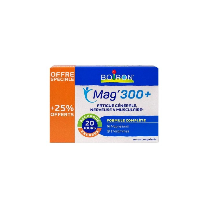 Boiron Mag'300+ : complément alimentaire contre la fatigue
