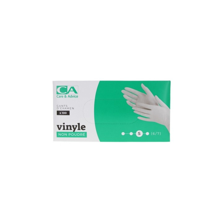Gants d'examen en vinyle non poudrés CA Diffusion