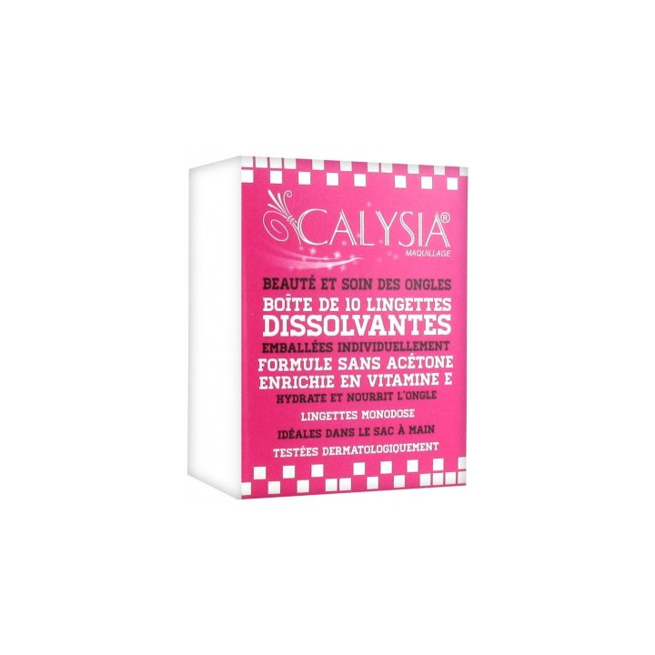 Lingettes Calysia Beauté et Soin des Ongles