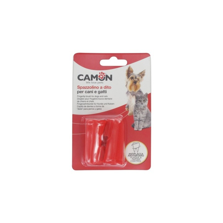 Doigtiers Camon pour chiens et chats - Hygiène bucco-dentaire