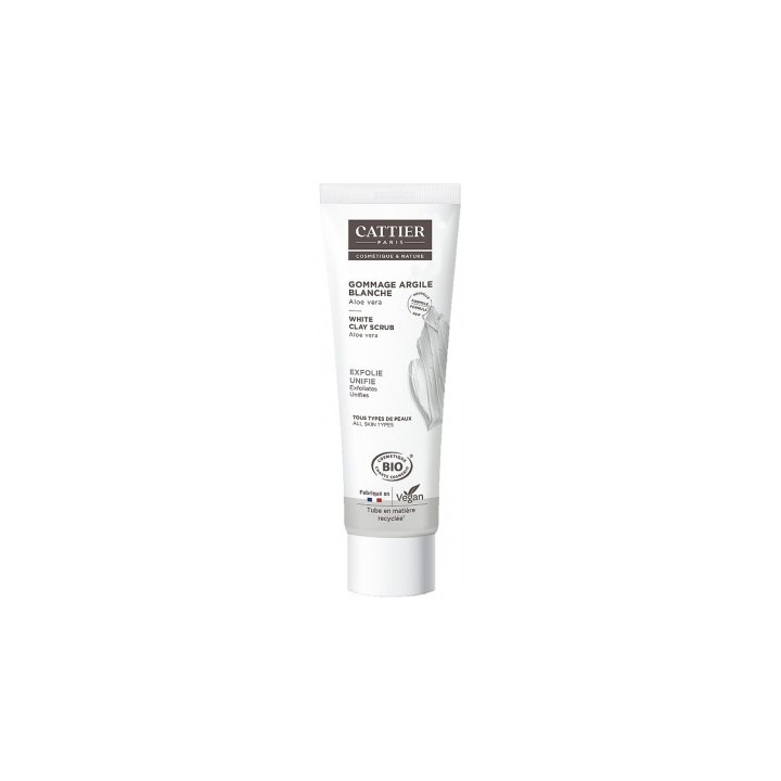 Gommage Argile Blanche Bio Cattier - Soin exfoliant naturel