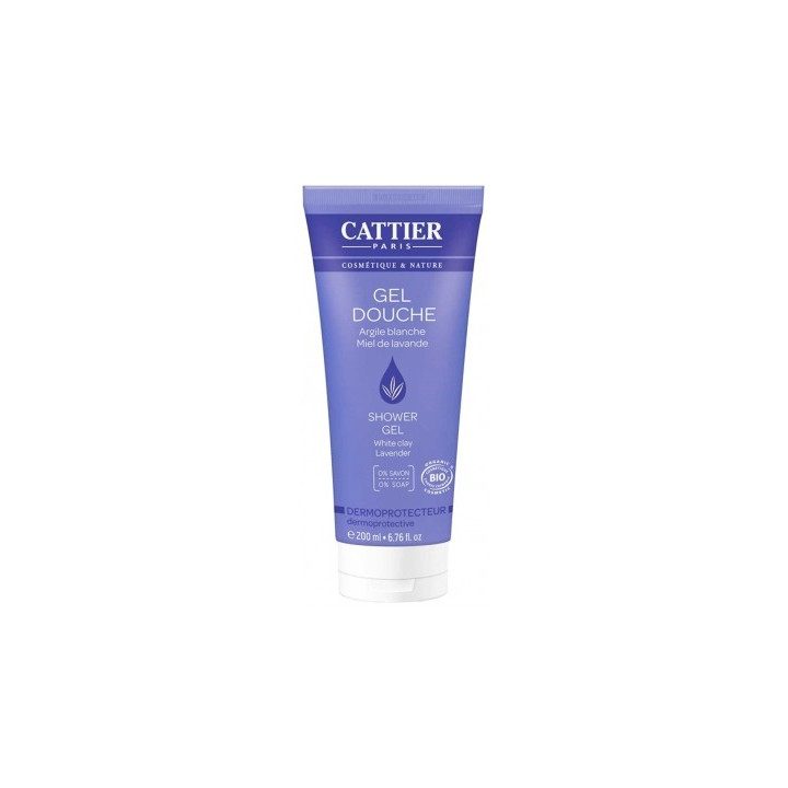 Gel Douche Argile Blanche Lavande Cattier 200ml