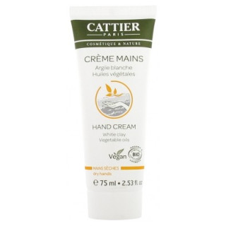 Crème Mains Sèches Bio Cattier 75 ml
