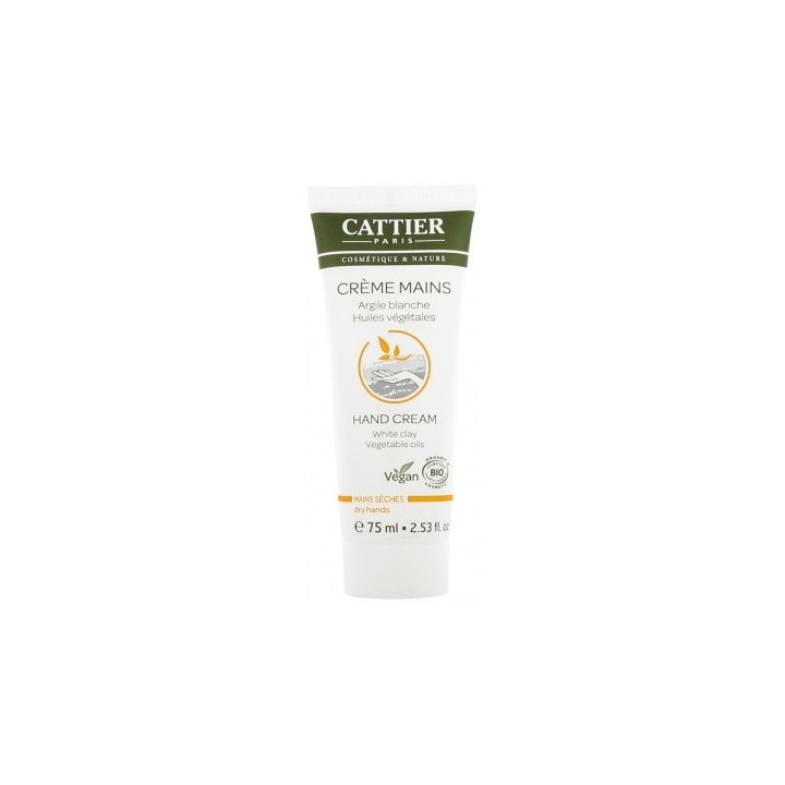Crème Mains Sèches Bio Cattier 75 ml