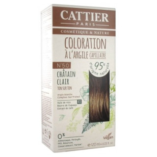 Kit Coloration Capillaire à l'Argile Châtain Clair n°5.0