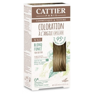 Coloration capillaire bio Cattier Blond Foncé 6.0