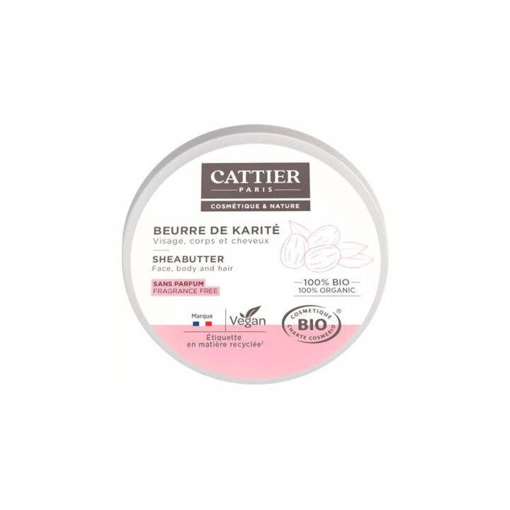Beurre de Karité 100% Bio - Cattier
