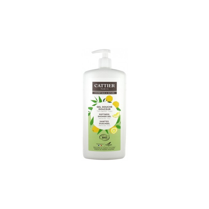 Gel Douche Thé Matcha Yuzu Bio - Cattier