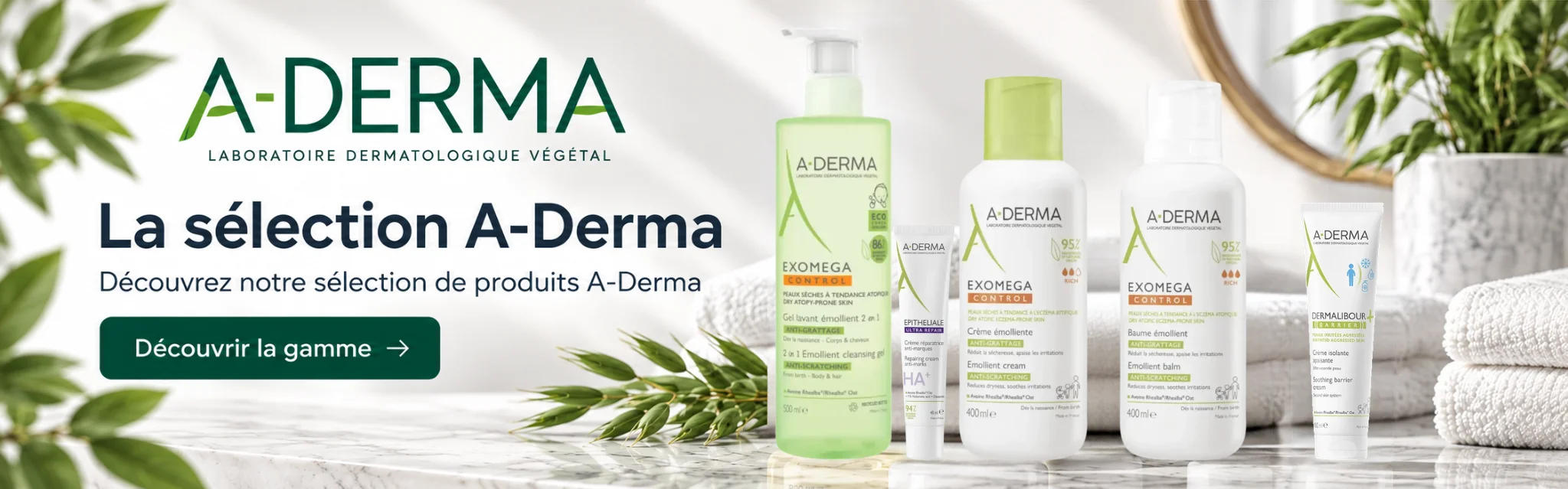 Sélection de produits A-Derma