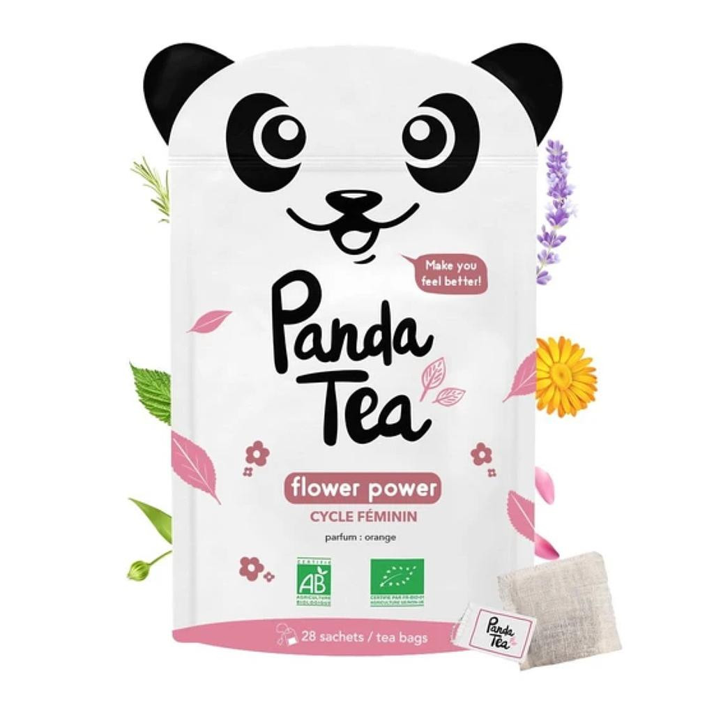 Flower Power Panda Tea