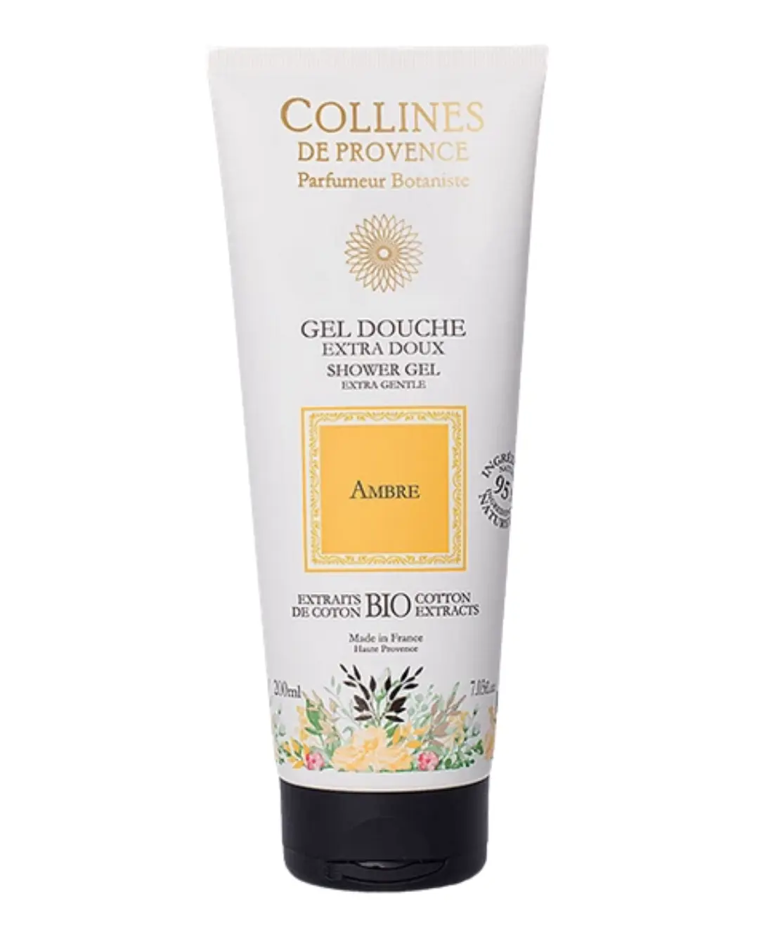 Gel Douche Ambre 200ml Collines de Provence