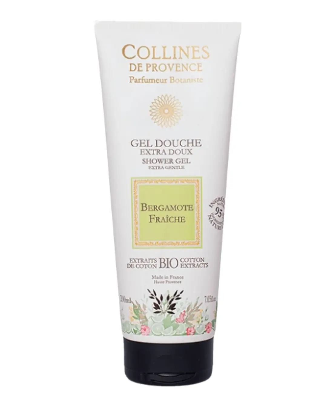 Gel Douche Bergamote Fraiche 200ml Collines de Provence