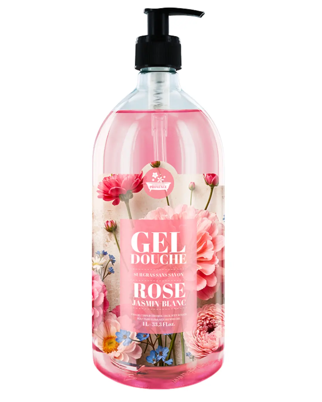 Gel Douche Série Limitée Fleurs des Champs 1L Les Petits Bains de Provence