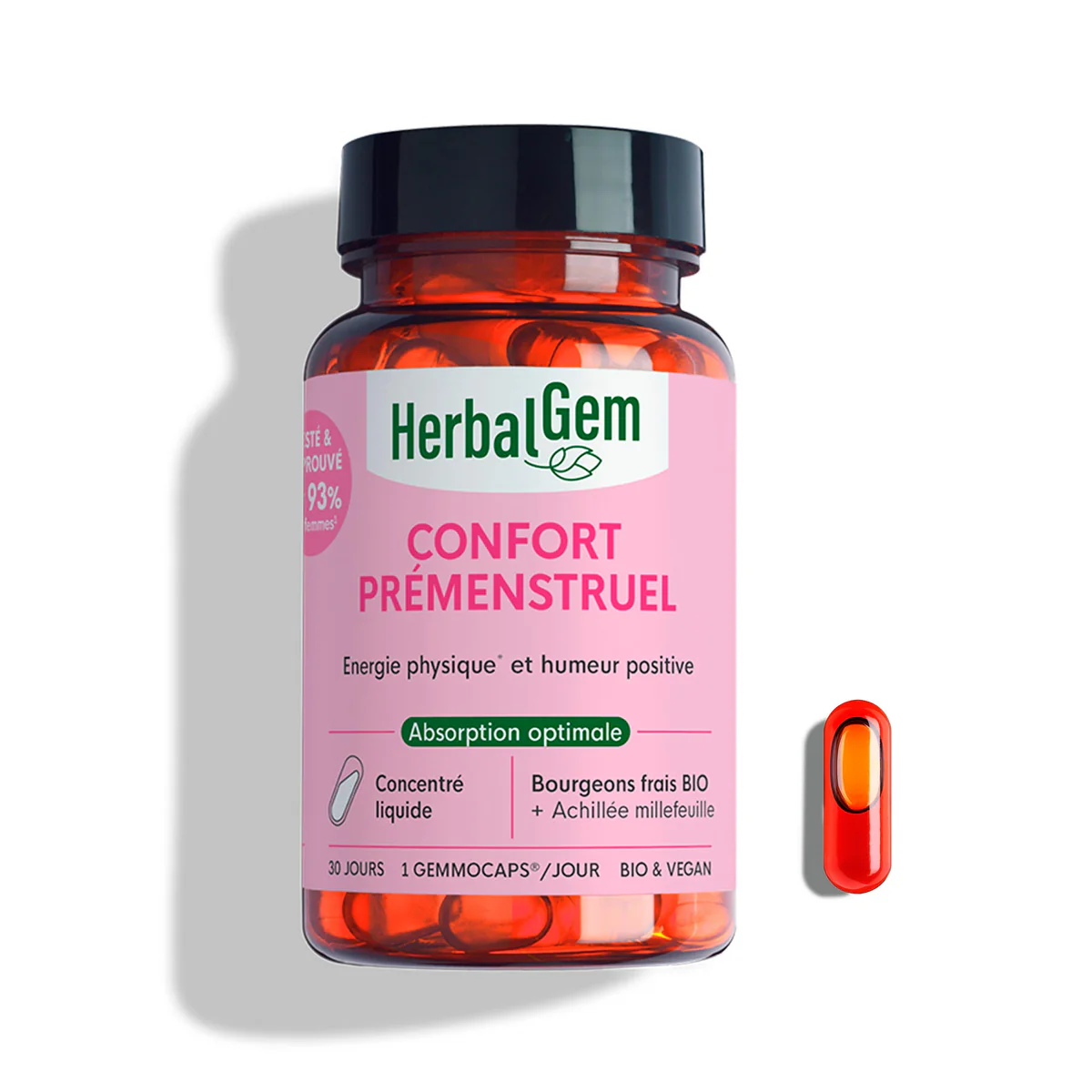 Gemmocaps Confort Prémenstruel 30 Gélules HerbalGem