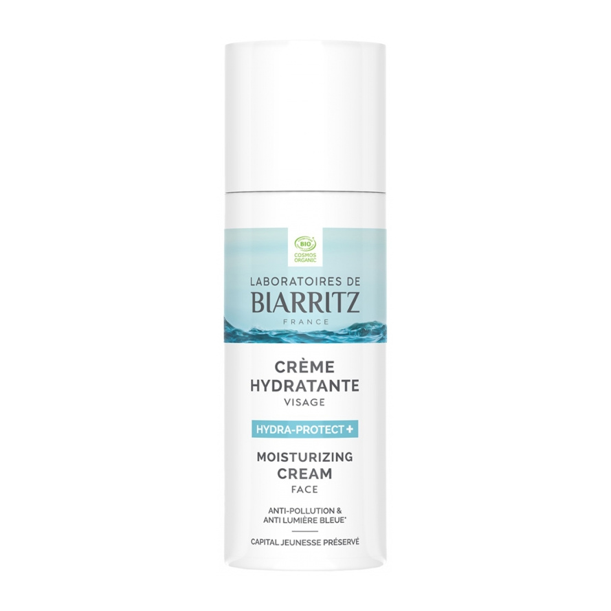 HYDRA-PROTECT + Crème Hydratante Visage Bio 50 ml Laboratoires de Biarritz