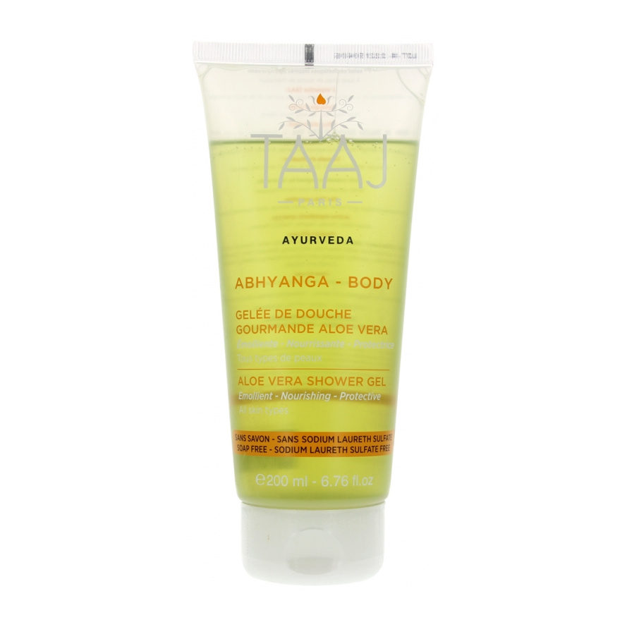 Abhyanga Gelée de Douche Gourmande Aloe Vera 200ml Taaj