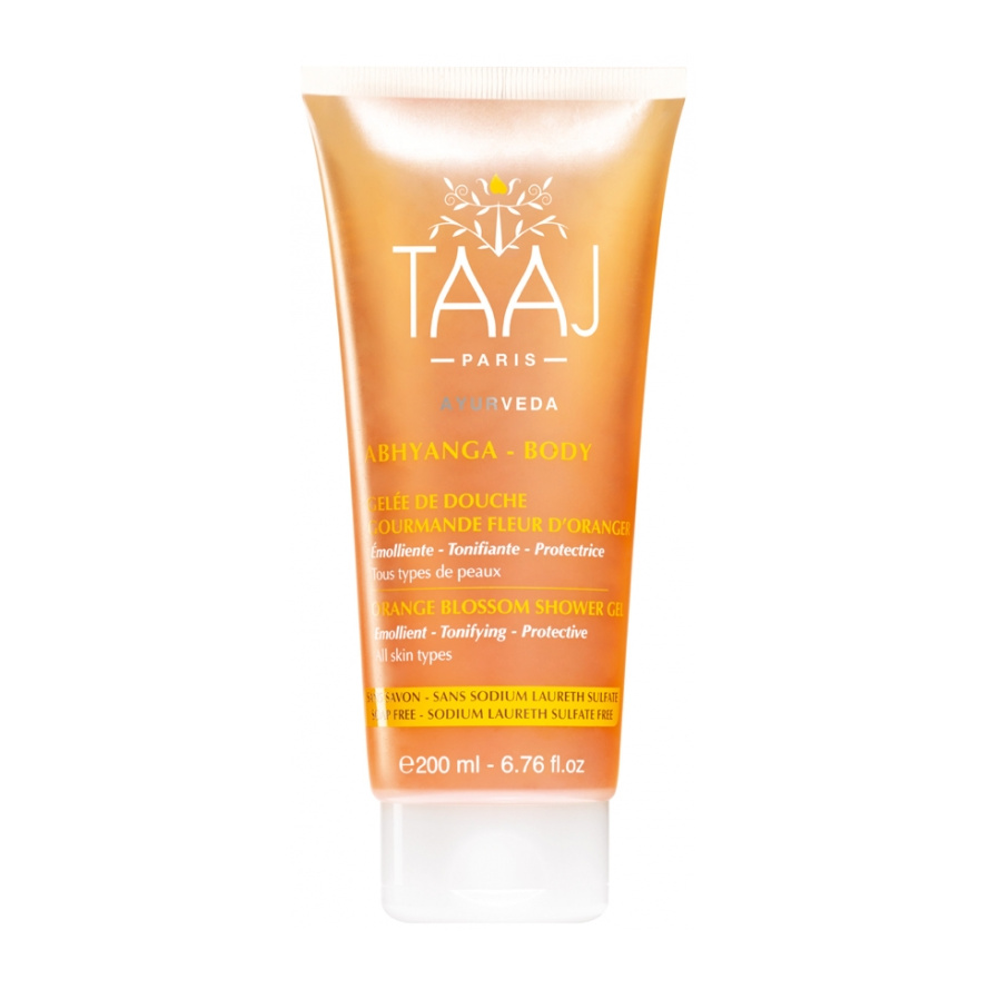 Abhyanga Gelée de Douche Gourmande Fleur d'Oranger 200ml Taaj