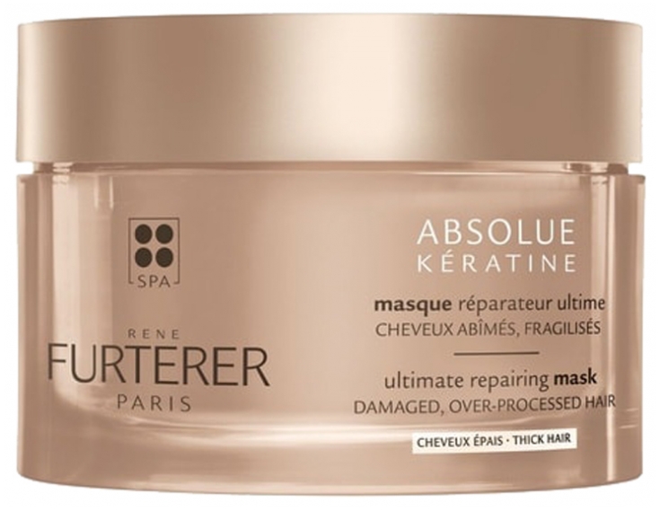 Absolue Kératine Masque Réparateur Ultime Cheveux Epais 200ml René Furterer