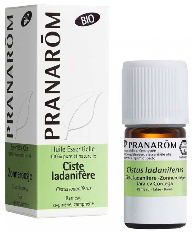 Huile Essentielle Ciste Ladanifère Bio 5ml Pranarôm