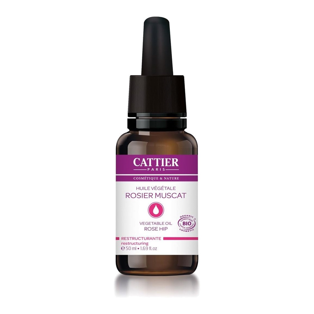 Huile Végétale Rosier Muscat 50 ml Cattier
