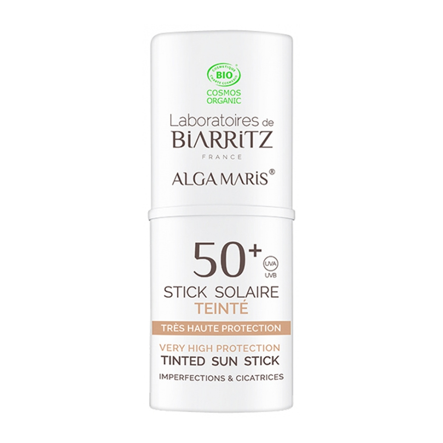 Alga Maris Stick Solaire Teinté SPF50+ Bio 9 ml Laboratoires de Biarritz