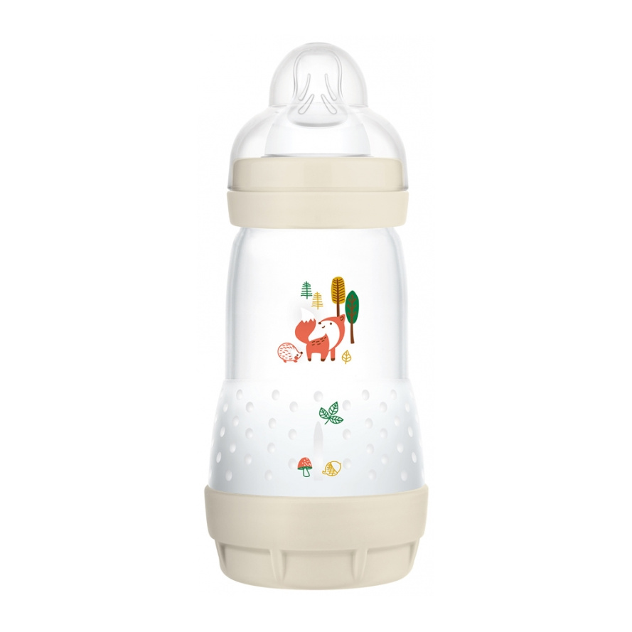 MAM Easy Start Biberon Anti-Colique Couleurs de la Nature 260ml 2 Mois et + Débit 2