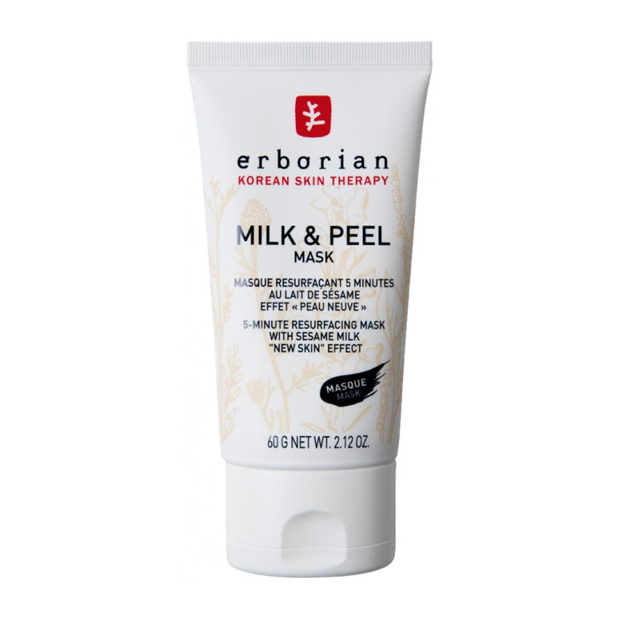 Milk & Peel Masque Resurfaçant 5 Minutes au Lait de Sésame 60 g Erborian
