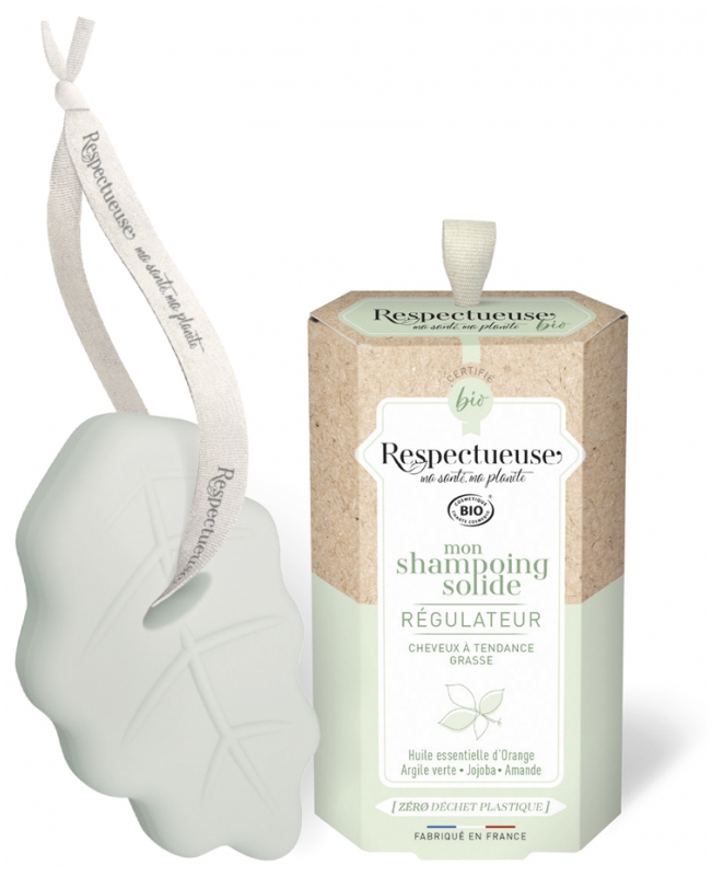Mon Shampoing Solide Régulateur Bio 75g Respectueuse