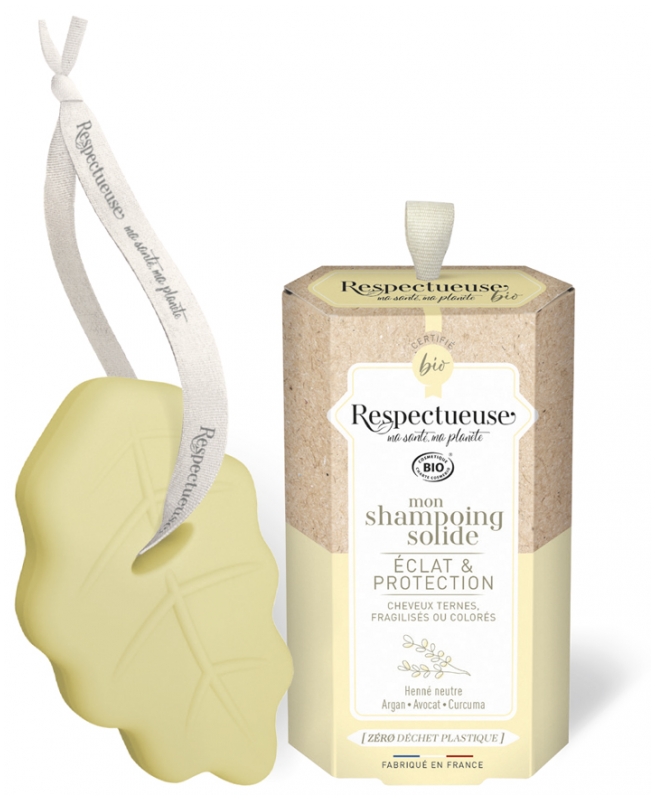 Mon Shampoing Solide Éclat & Protection Bio 75g Respectueuse