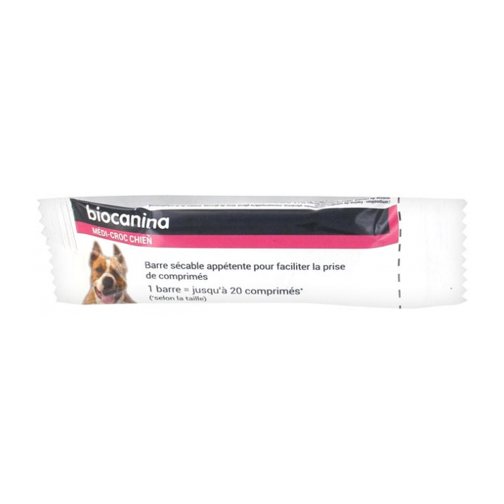 Médi-Croc Chien Barre Sécable Appétente 25 g Biocanina