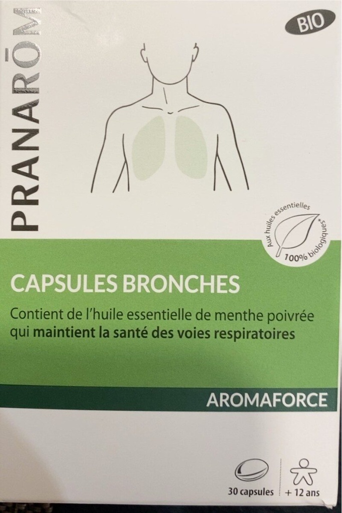 Aromaforce Capsules Bronches Bio 30 Capsules Pranarôm