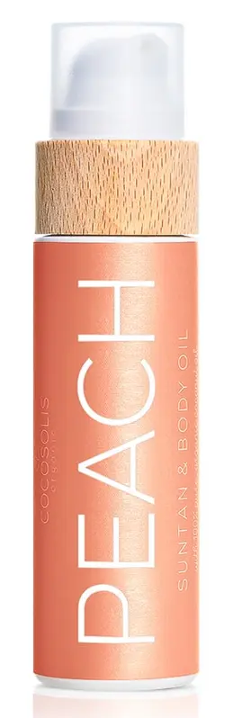Peach Suntan Body Oil 100ml Cocosolis