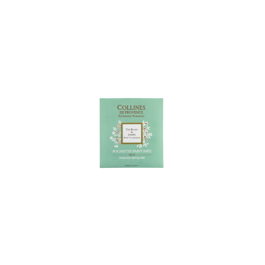 Pochette Parfumée Thé Blanc & Jasmin 6g Collines de Provence