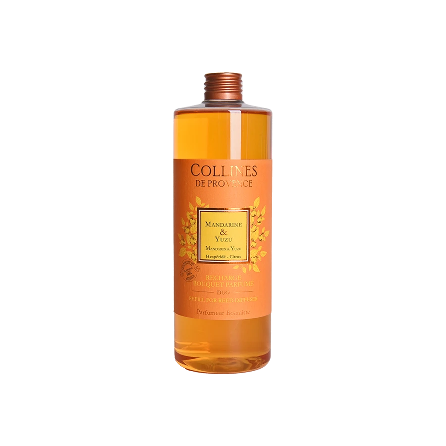 Recharge Bouquet Parfumé Mandarine & Yuzu 200ml Collines de Provence