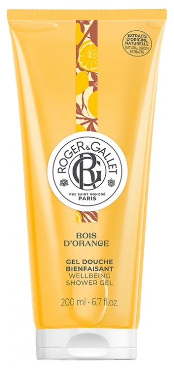 Gel Douche Bienfaisant Bois d'Orange 200ml Roger & Gallet