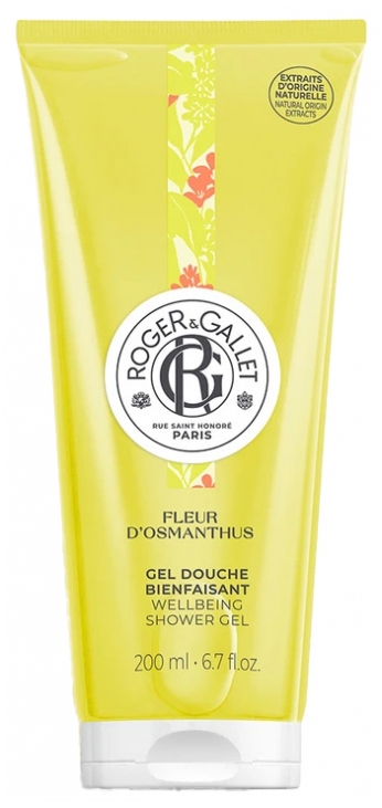 Gel Douche Bienfaisant Fleur d'Osmanthus 200ml Roger & Gallet