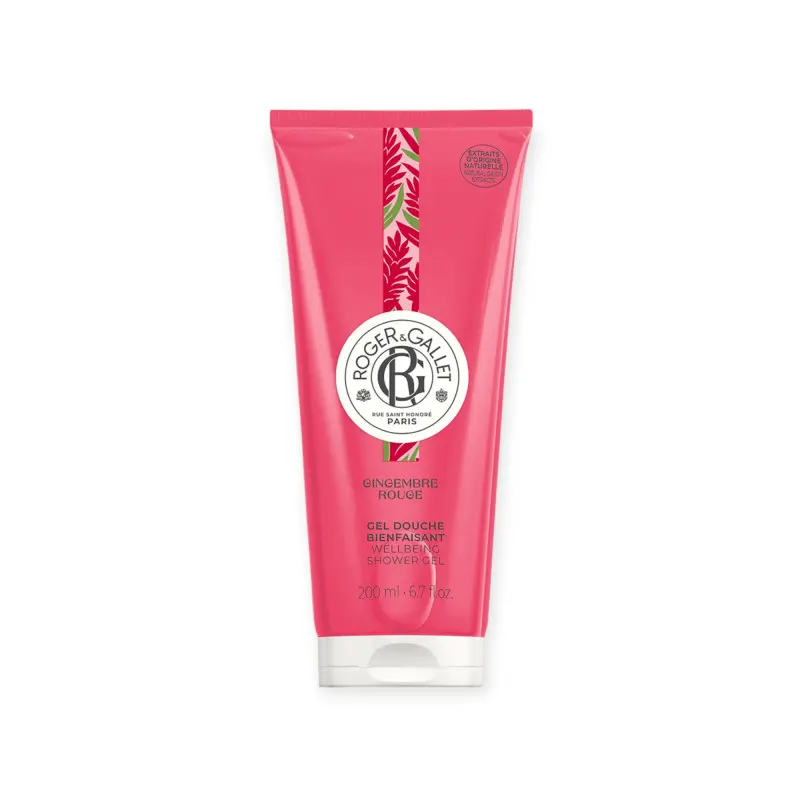 Gel Douche Bienfaisant Gingembre Rouge 200ml Roger & Gallet