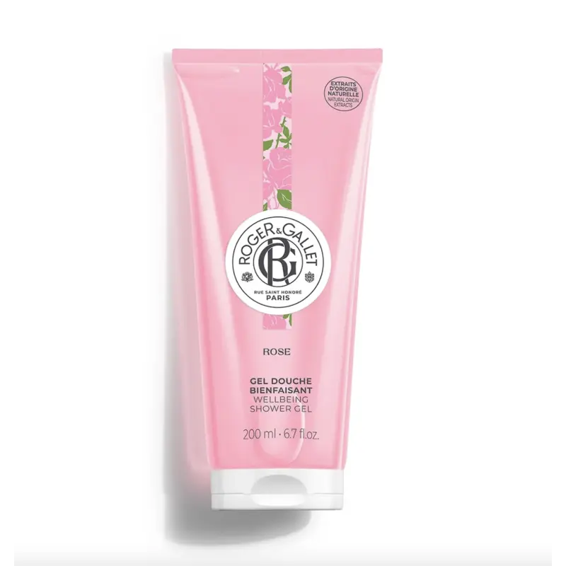 Gel Douche Bienfaisant Rose 200ml Roger & Gallet