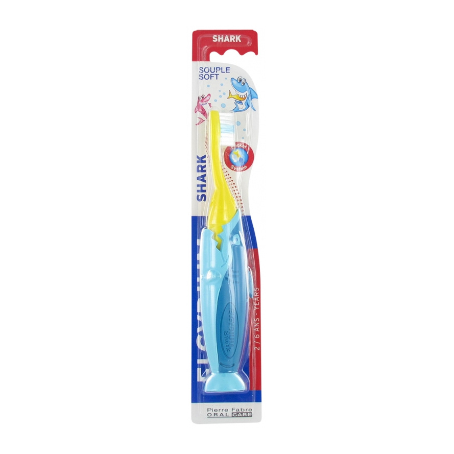 Shark Brosse à Dents 2-6 Ans Souple Elgydium