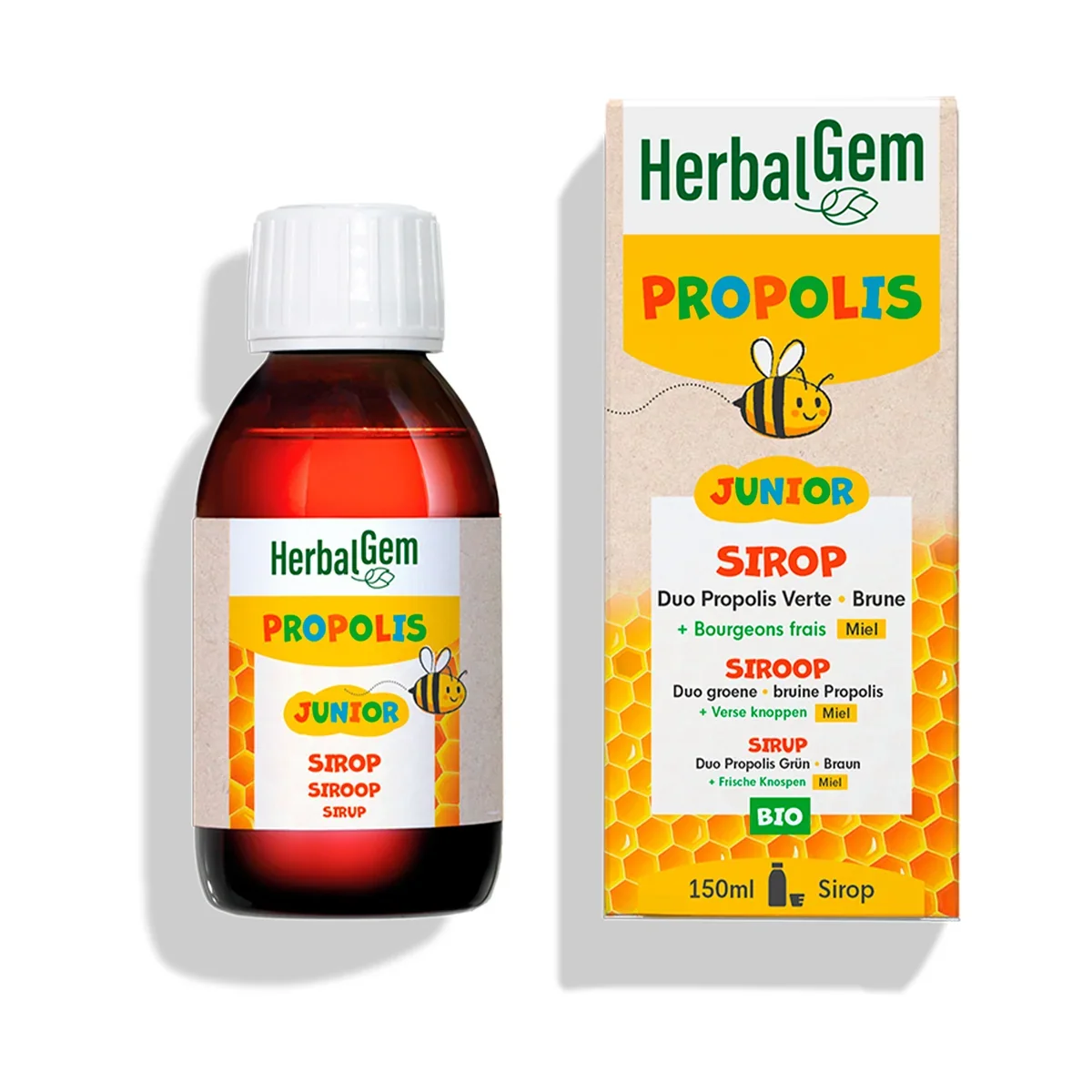 Sirop Propolis Junior Bio 150ml HerbalGem