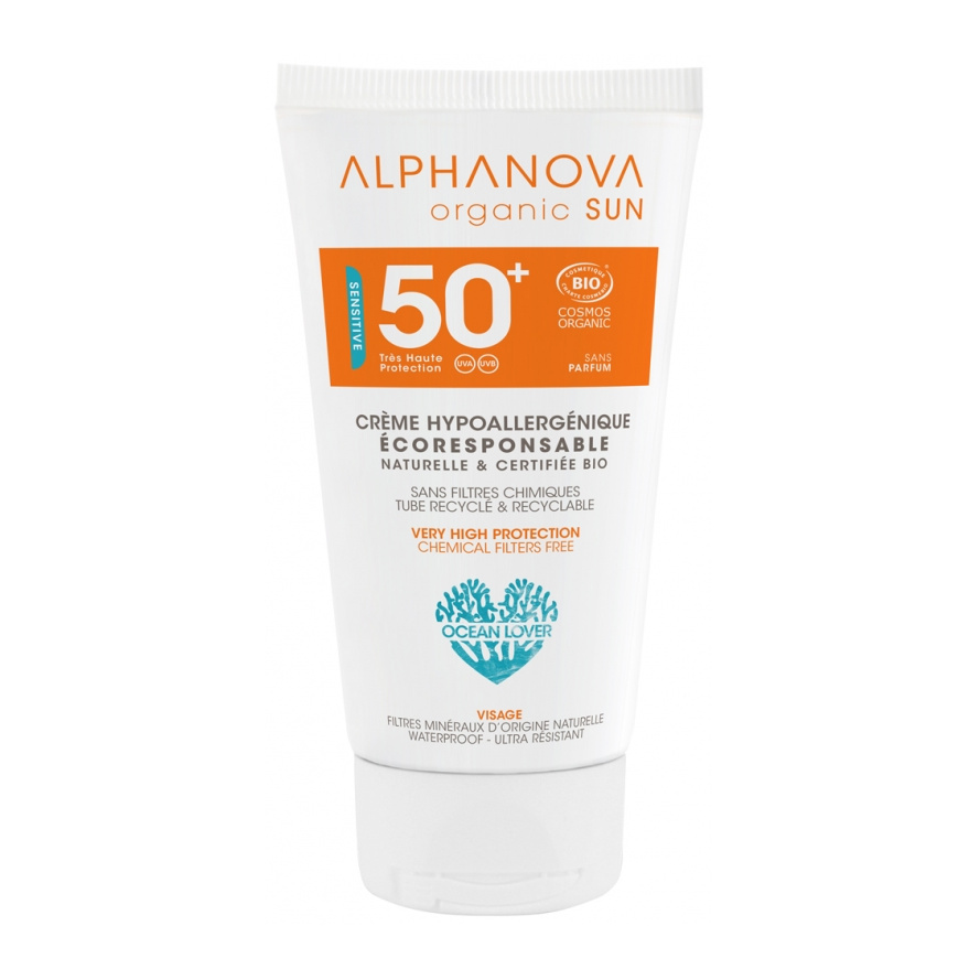 Sun SPF50+ Sans Parfum Bio 50 g Alphanova