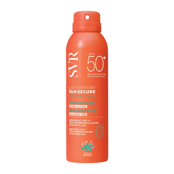 Sun Secure Lait Crépitant SPF50+ 200ml SVR