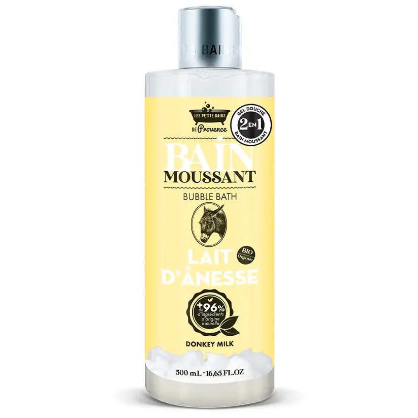 Bain moussant Lait d'Anesse Les Petits Bains de Provence