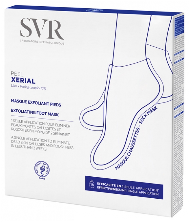 Xérial Peel Masque Chaussette Exfoliant Pieds SVR