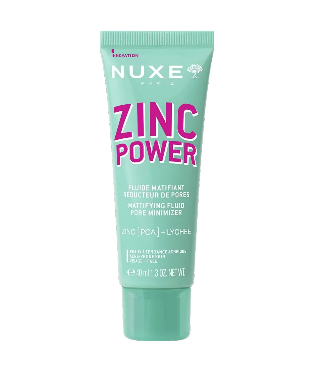 Zinc Power Fluide Matifiant Réducteur de Pores 40 ml Nuxe