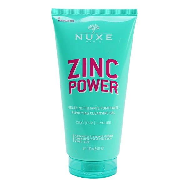 Zinc Power Gelée Nettoyante Purifiante Nuxe