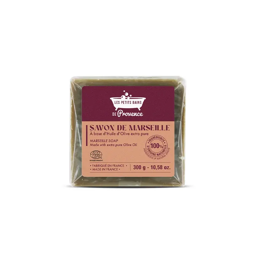 Savon de Marseille Cube 300g Les Petits Bains de Provence