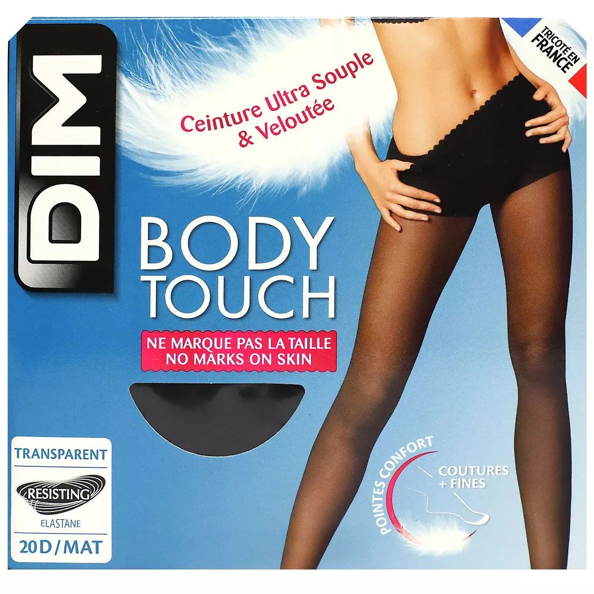 Body Touch Collant Femme Voile Noir T1 Dim