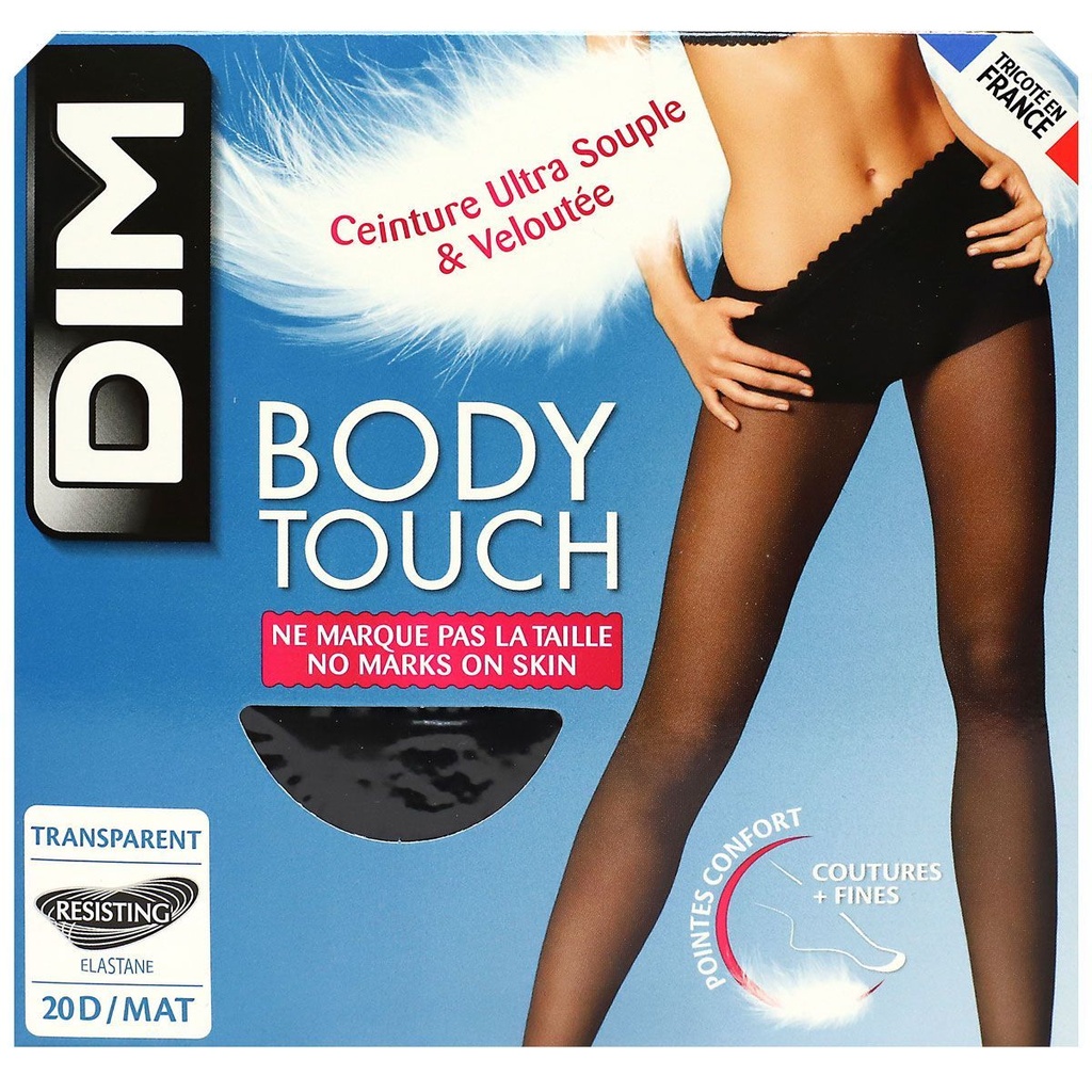 Body Touch Collant Femme Voile Noir T3 Dim